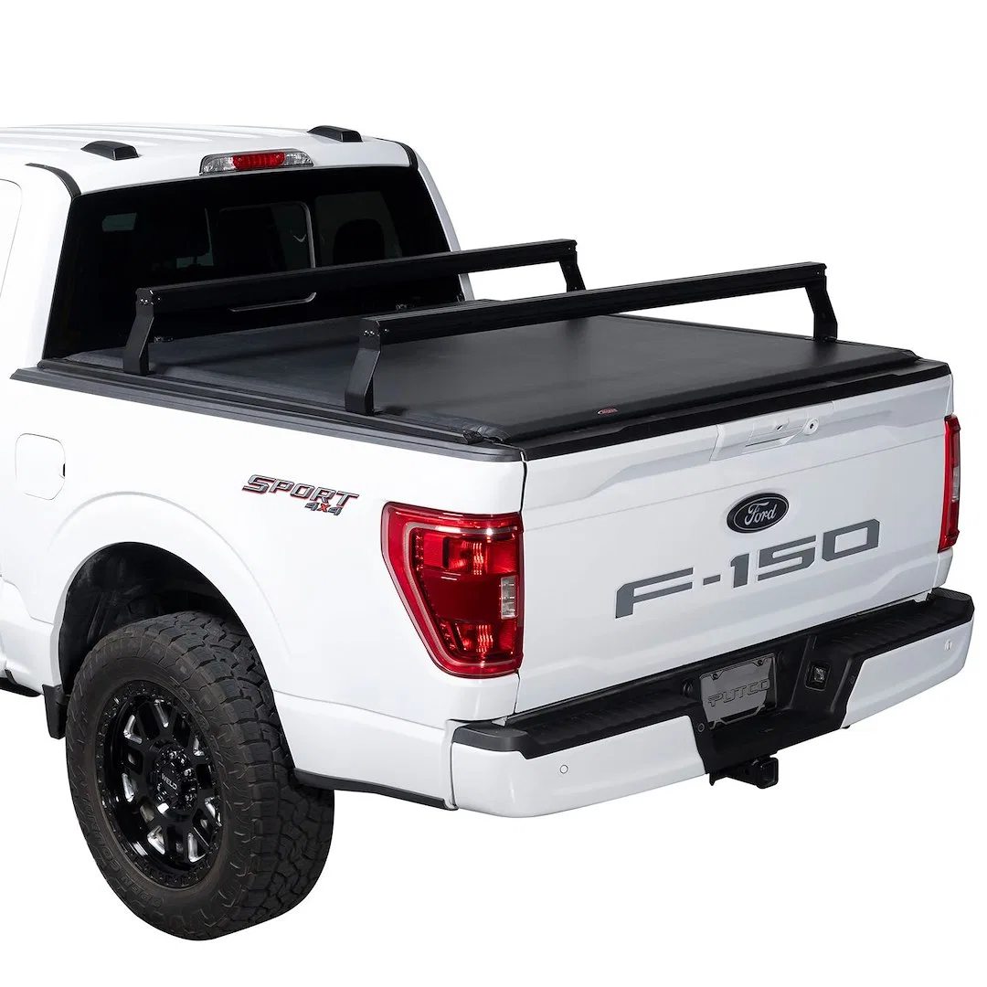 196871 – PUTCO Ladder Rack, 1000 Pound Static/ 600 Pound Dynamic Capacity Stake Pocket Mount Direct Fit 9-1/4 Inch He...